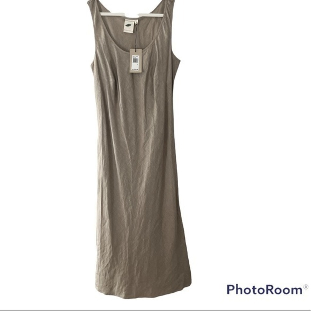 NWT Nurture Basic Spring Dress Size Large‎ Khaki/Tan